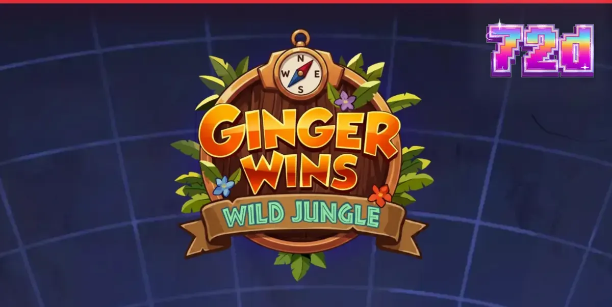 Interface vibrante do slot Ginger Wins Wild Jungle com elementos tribais e selva.